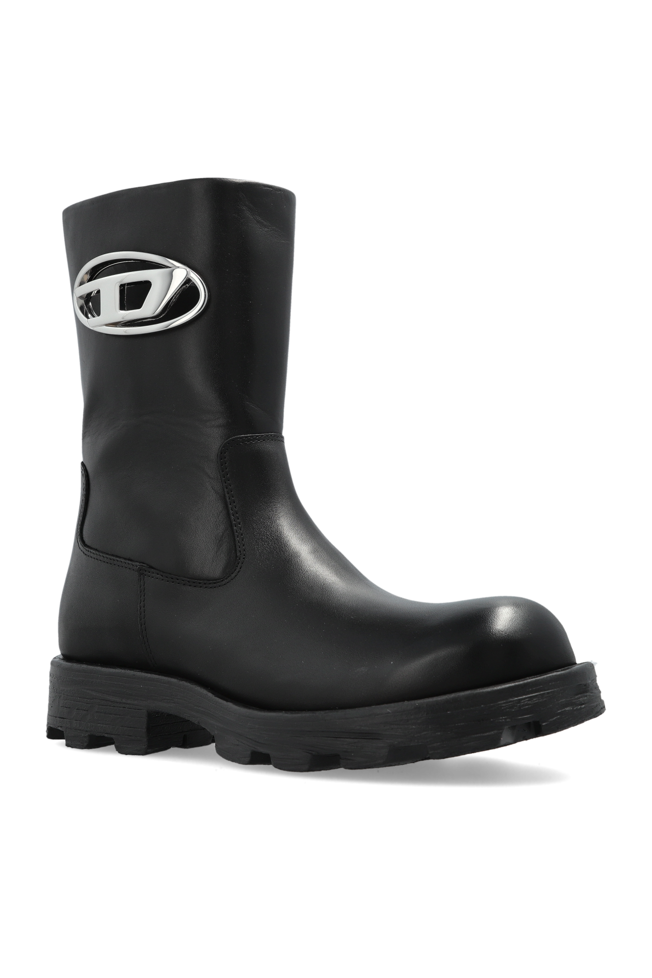 Diesel Leather ankle boots `D-HAMMER` | Women's | Vitkac